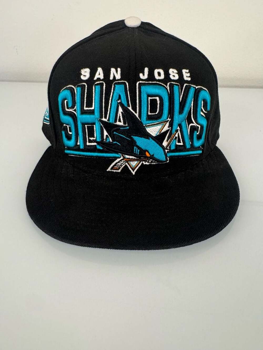 San Jose Sharks NHL Hockey Snapback Hat Cap Black